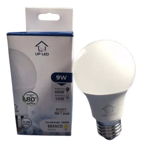 Kit 5 Lâmpadas LED Bulbo